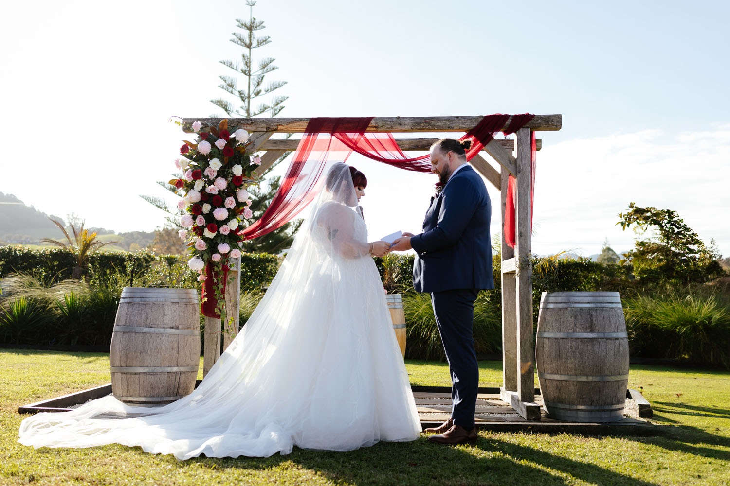 Vibrant Outdoor Wedding at The Stables Matakana