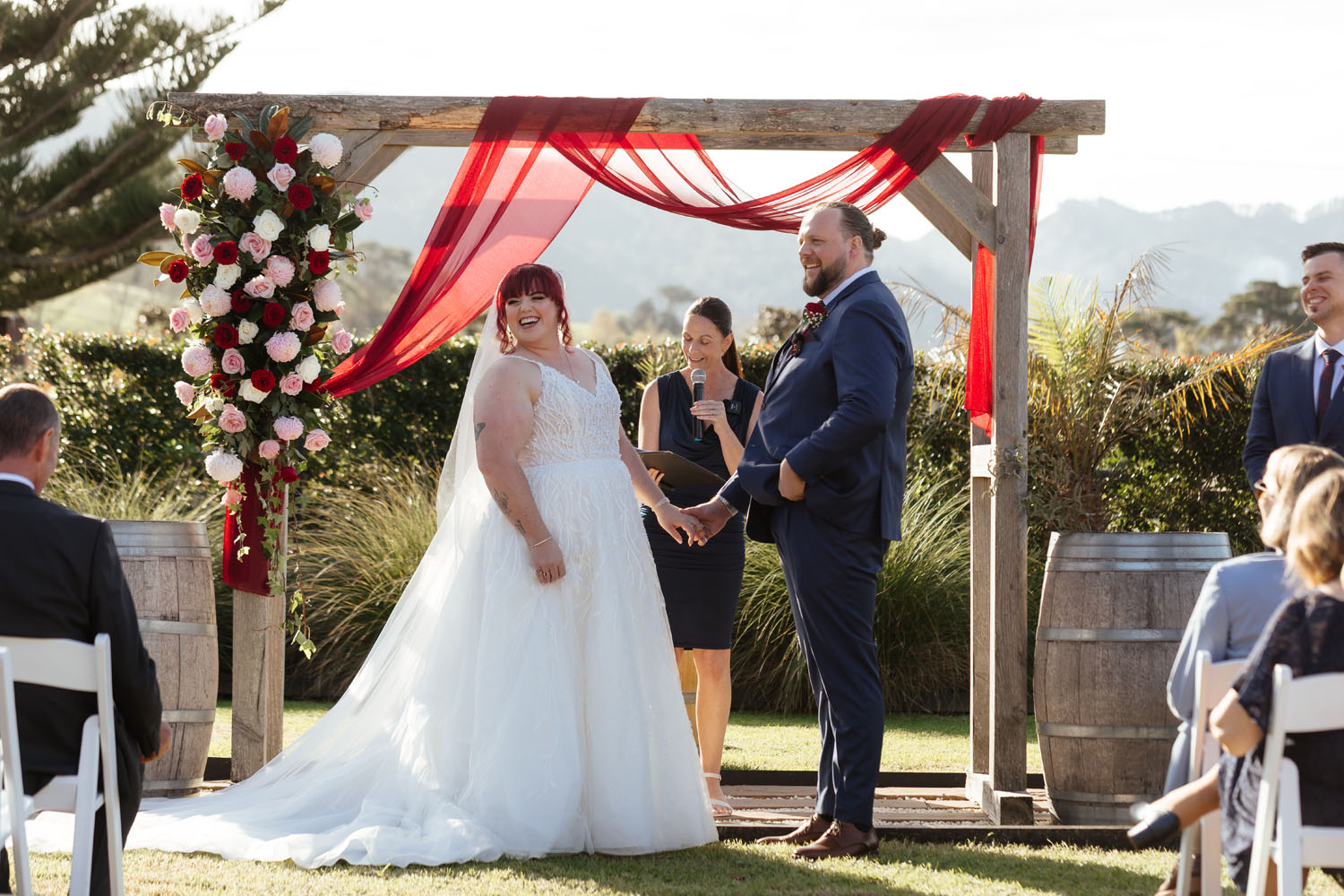 Vibrant Outdoor Wedding at The Stables Matakana