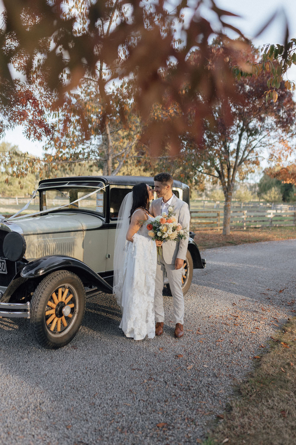 Bubbly and Fun Garden wedding in Masterton