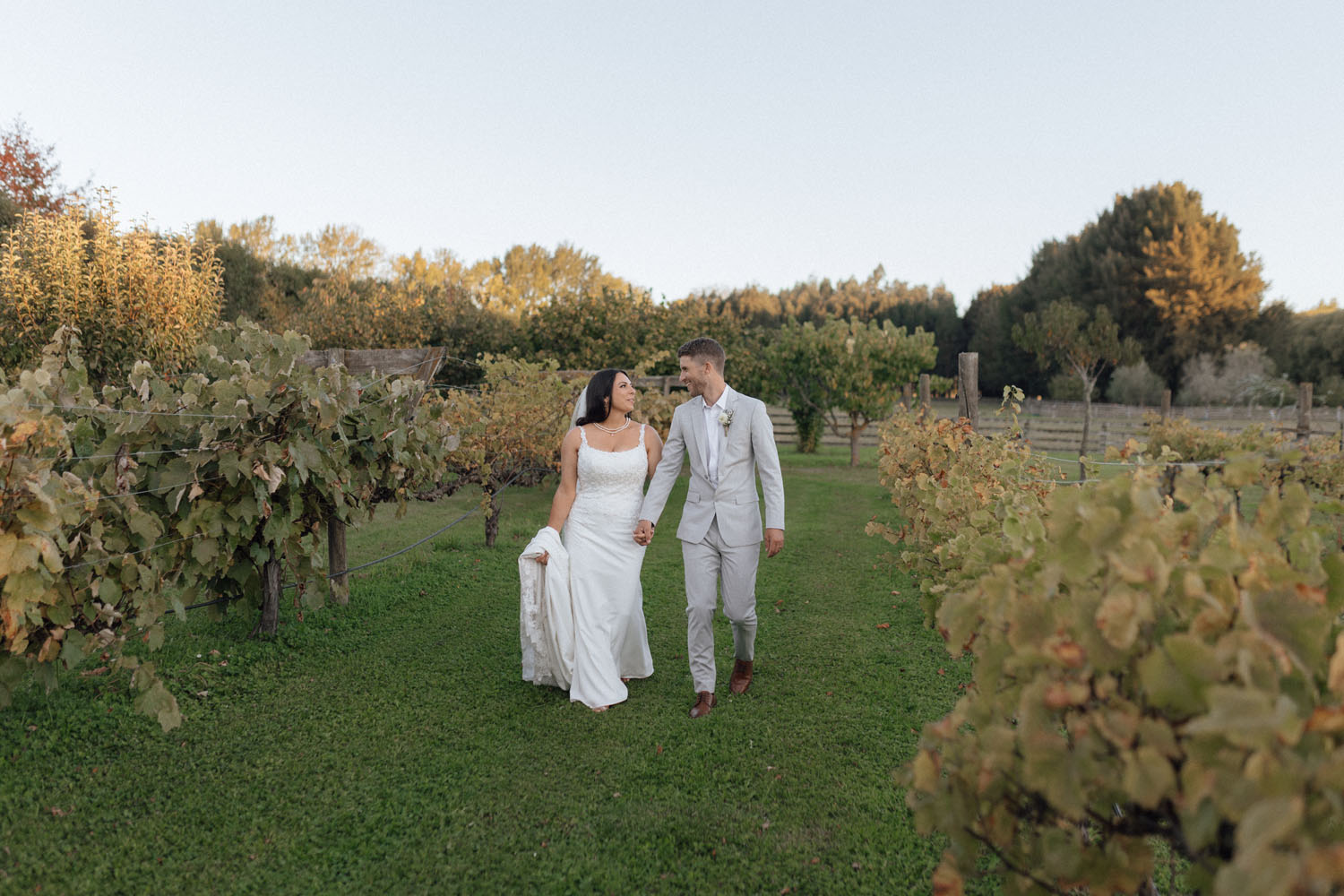 Bubbly and Fun Garden wedding in Masterton