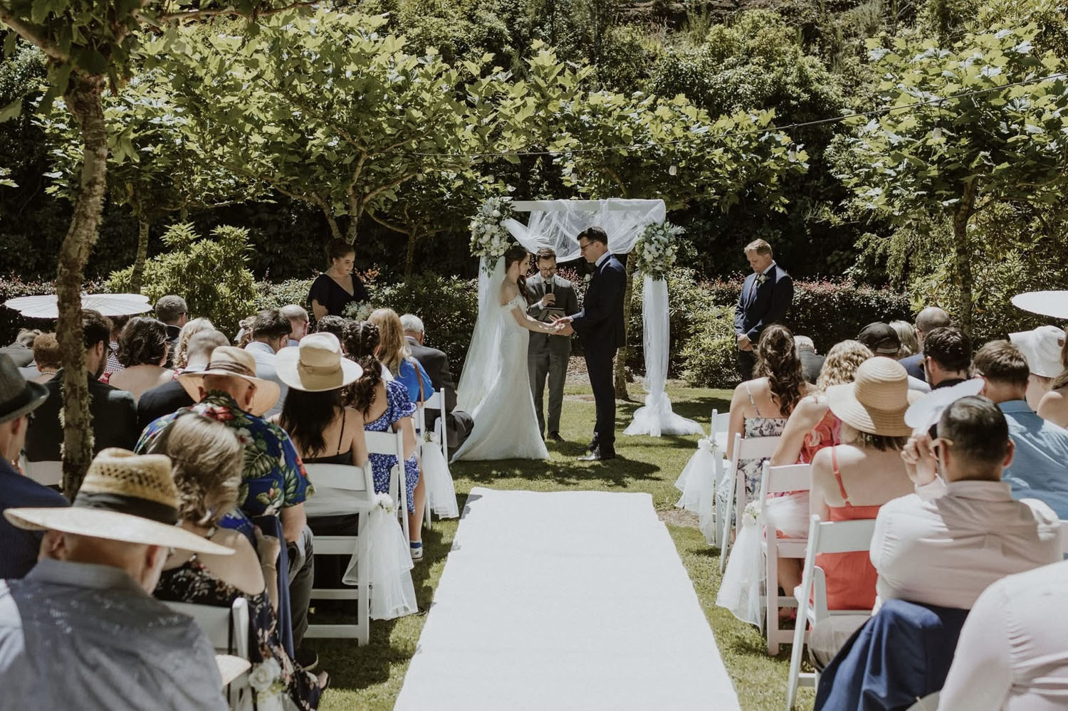 Charming Garden Wedding in Wellington