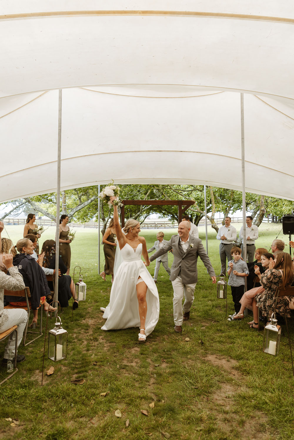 Fun Estate Wedding in Tauranga