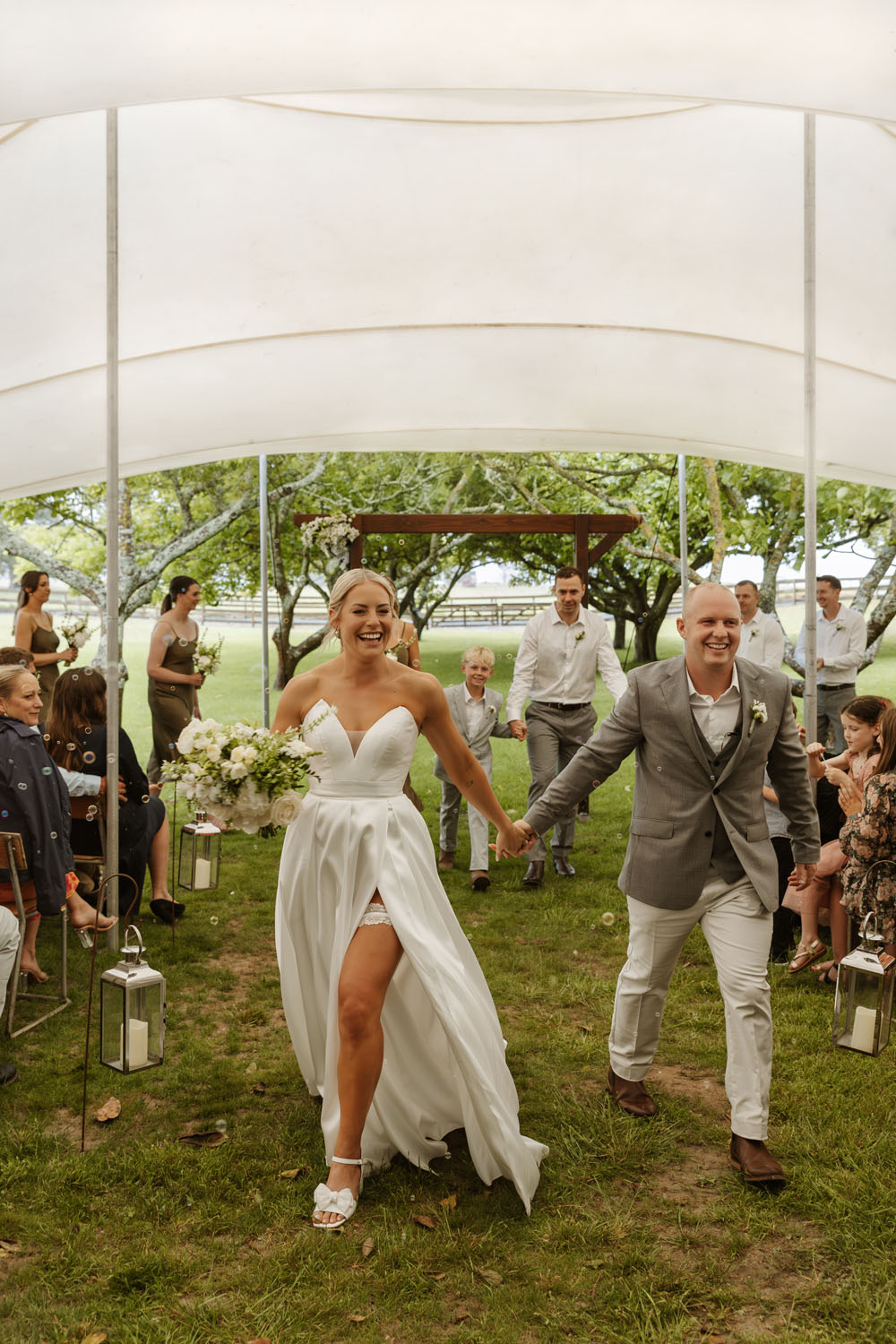 Fun Estate Wedding in Tauranga