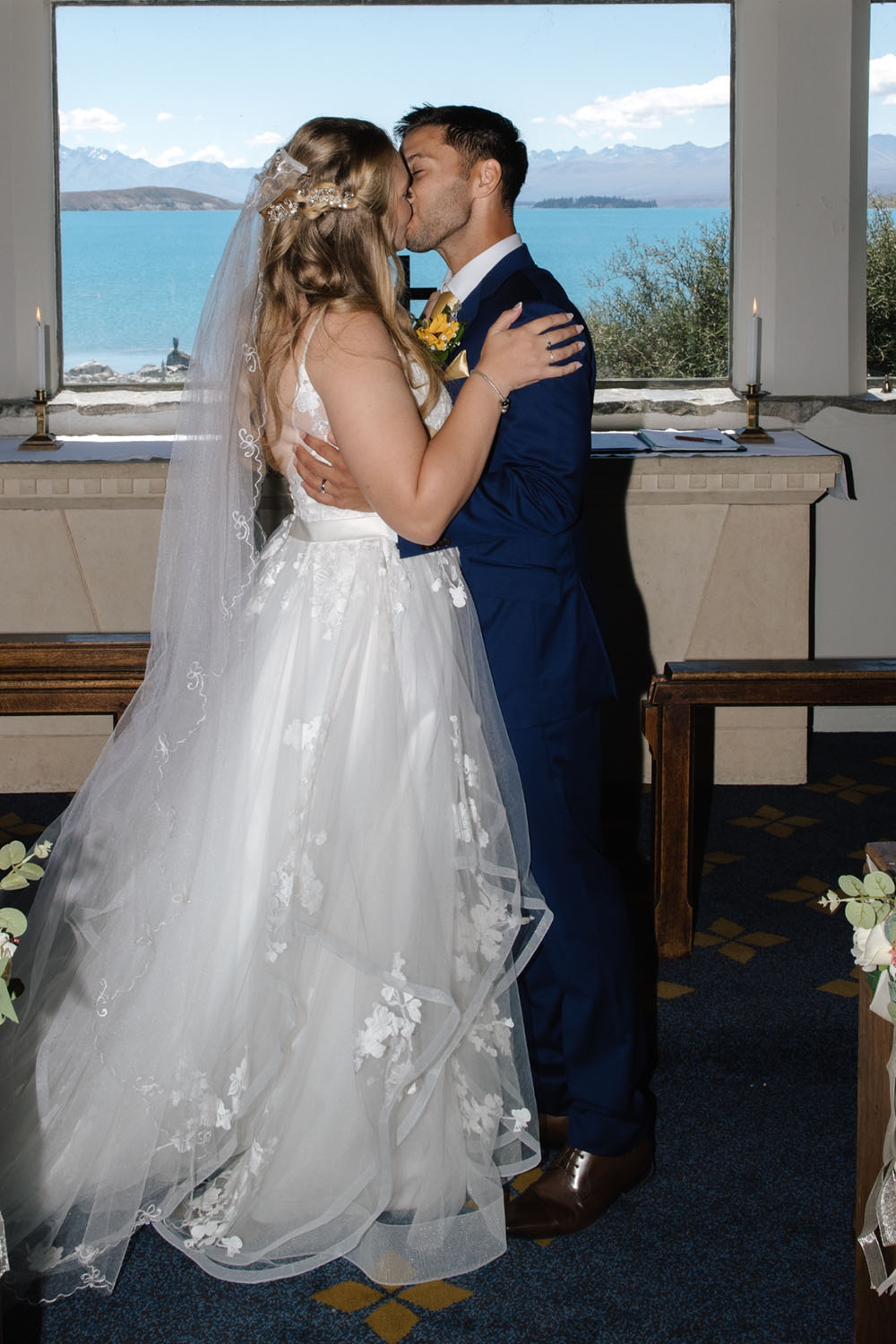 Intimate & Dreamy Church Wedding at Lake Tekapo