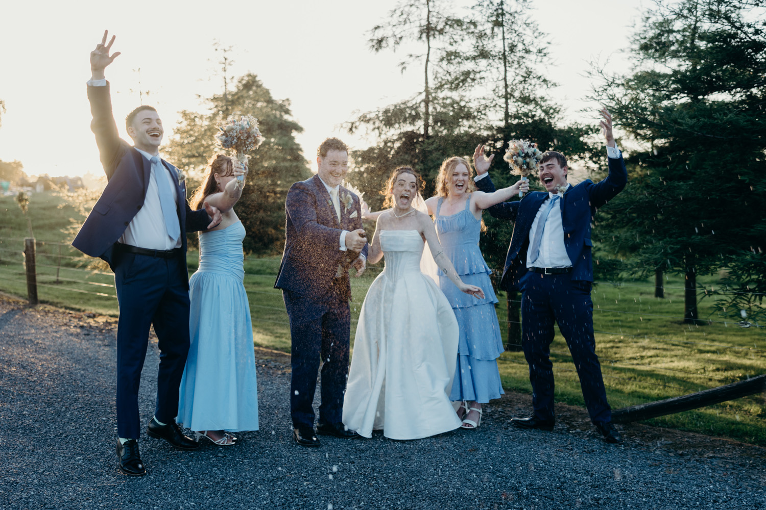 A Joyful & Fun Wedding at Red Barn 