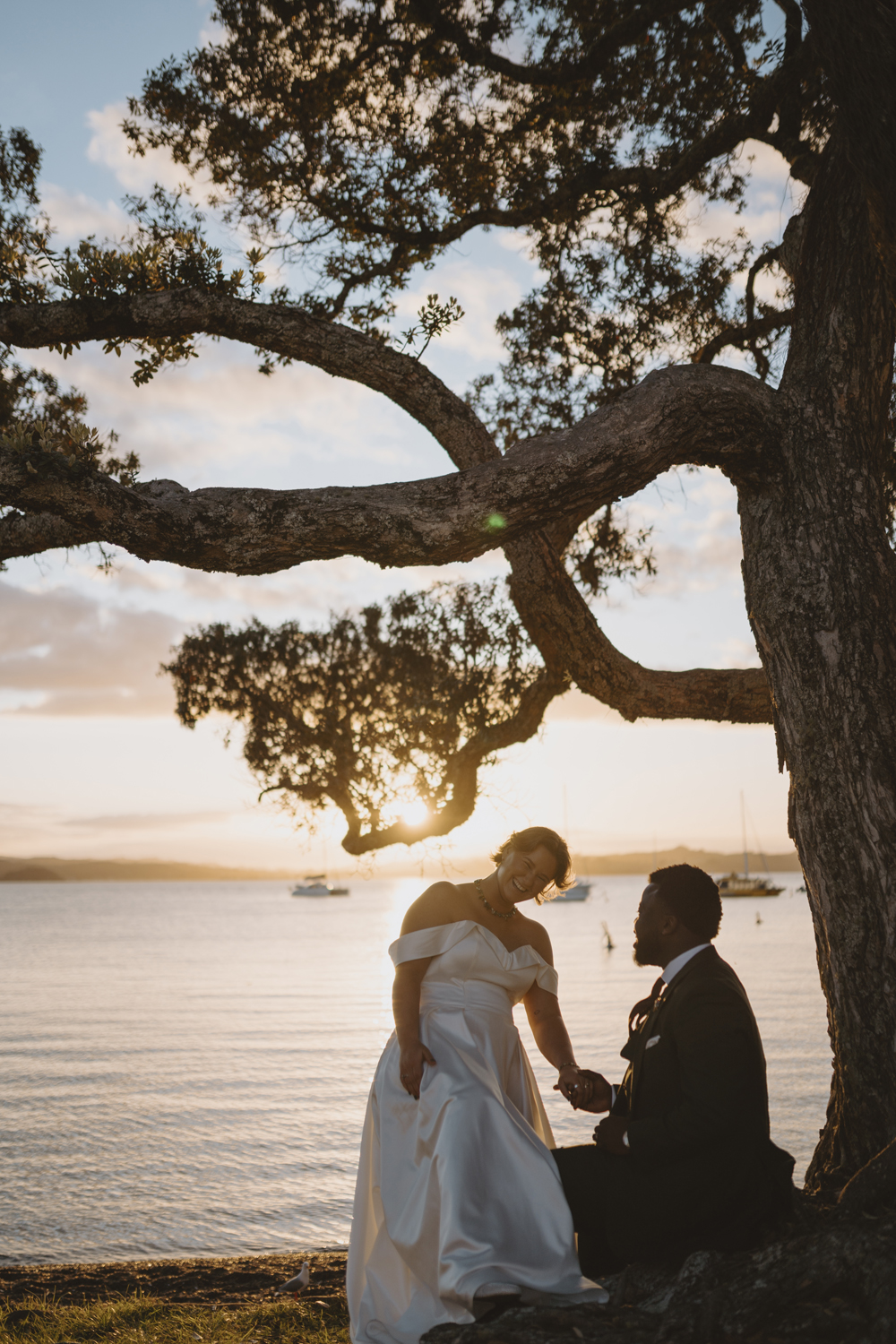 Blissful Waterfront Hotel Wedding in the Bay of Islands
