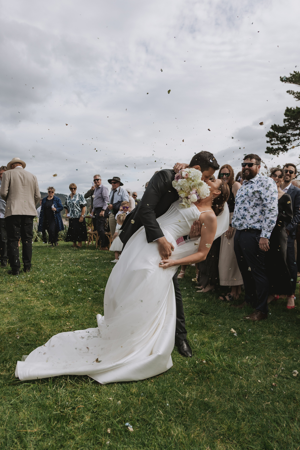 Picturesque Beach Wedding at Orua Beach House