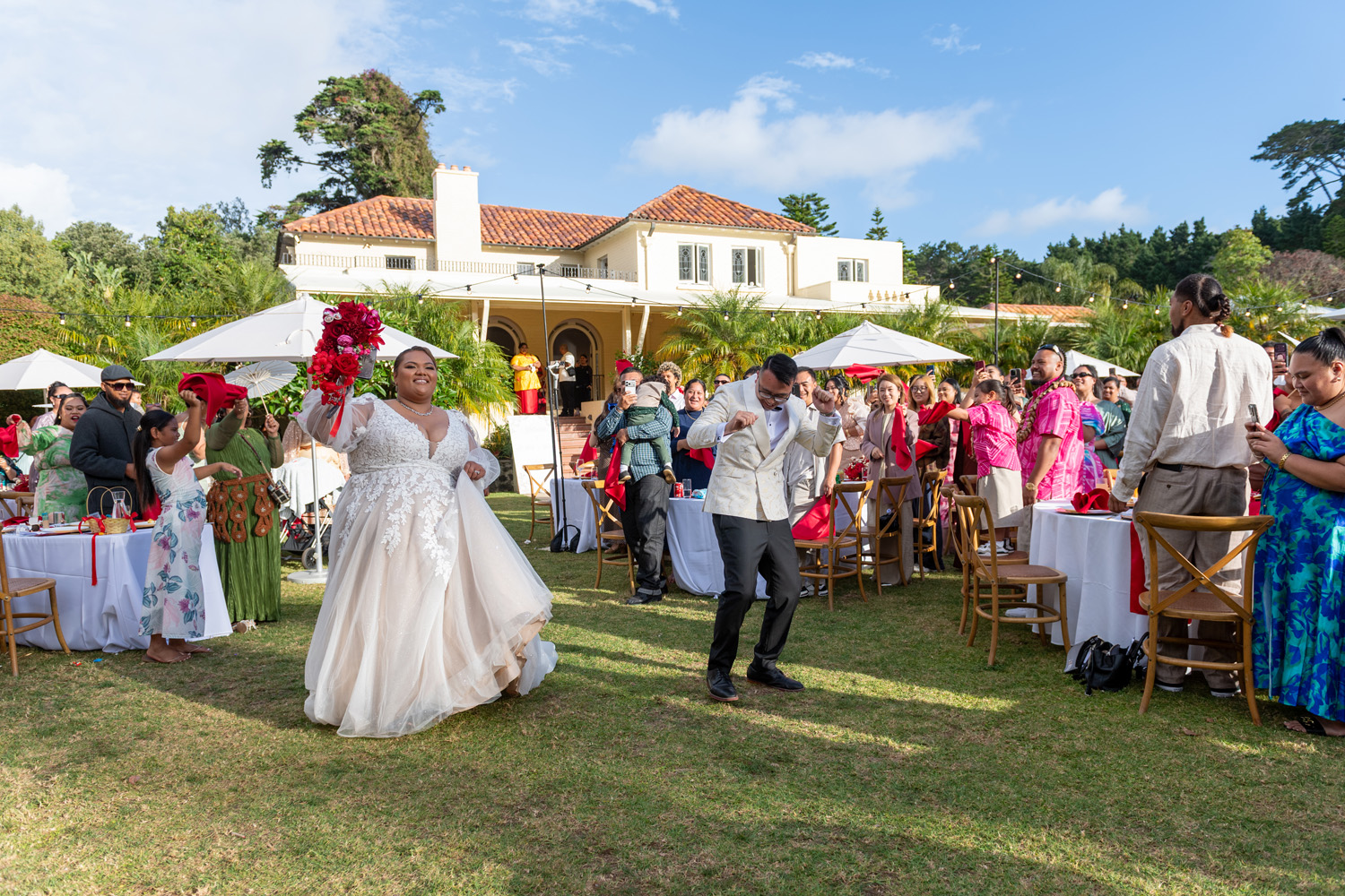An Unforgettable Wedding at Puketutu Island Estate